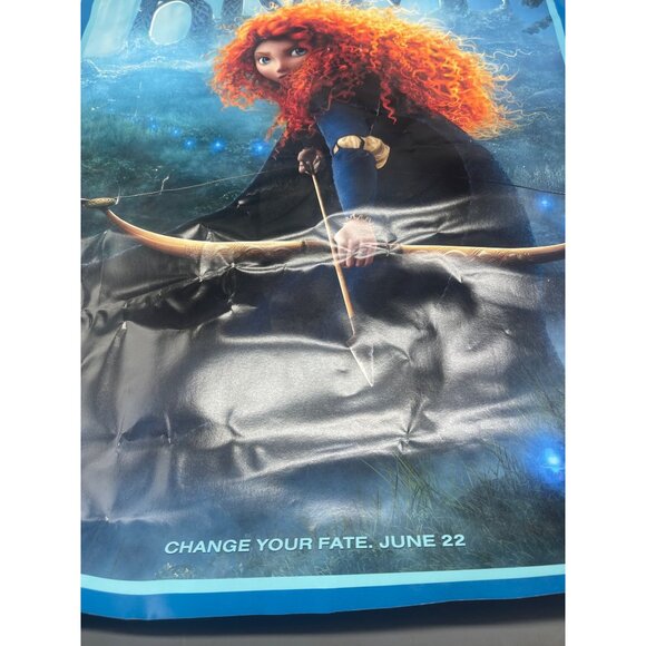 Disney Pixar Brave movie poster sticker return 3D Eyeware here 30x17.5" READ - Picture 4 of 9